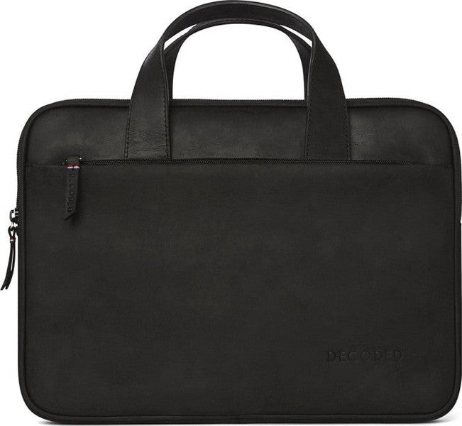 Decoded Leder Tasche für MB 12"/13"/15" Pro 2016, gewachstes schwarz