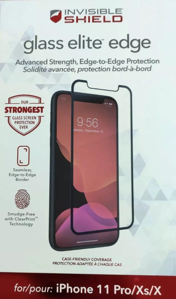 ZAGG InvisibleShield Glass Elite Edge für Apple iPhone 11 Pro/Xs/X