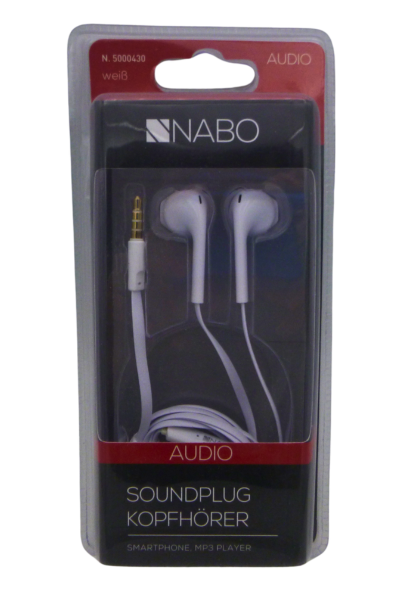 NABO Soundplug In-Ear Kopfhörer weiß