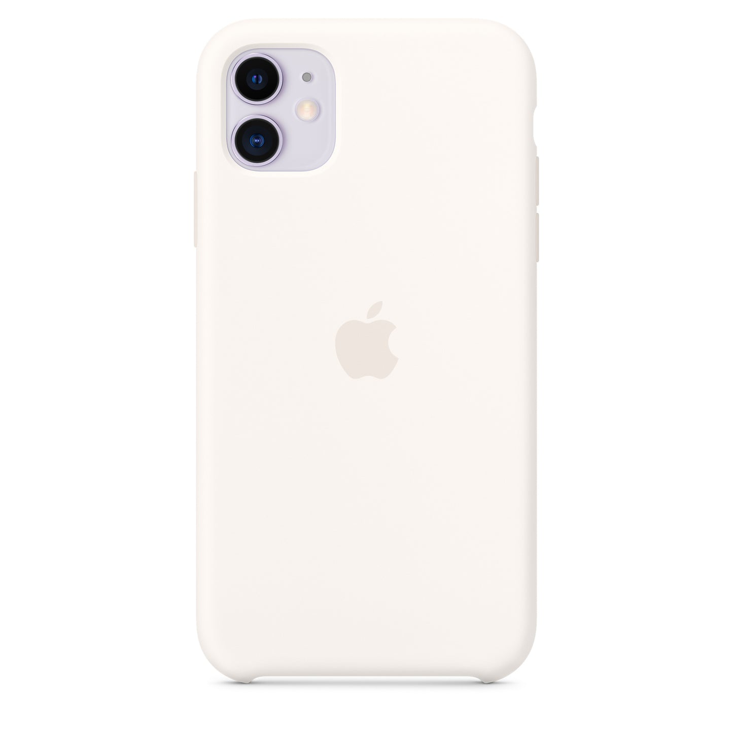 Apple iPhone 11 Silikon Case, weiß – Anwendung