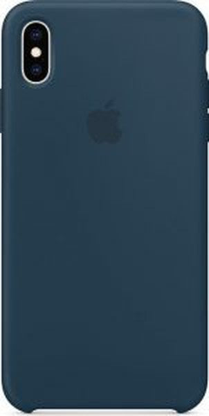Apple iPhone XS Max Silikon Case pazifikgrün – Frontansicht