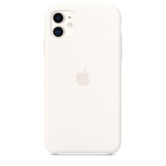 Apple iPhone 11 Silikon Case, weiß MWVX2ZM/A