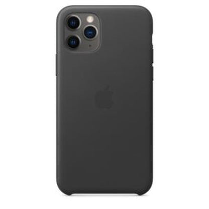Apple iPhone 11 Pro Silikon Case, schwarz – Frontansicht