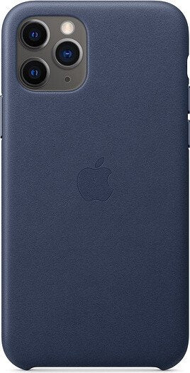 Apple Leder Case für iPhone 11 Pro mitternachtsblau – Frontansicht