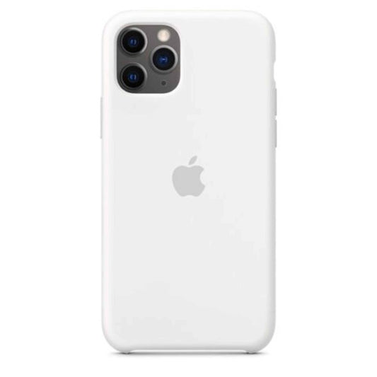 Apple iPhone 11 Pro Silikon Case, weiß