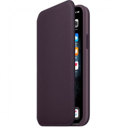 Apple iPhone 11 Pro Leder Folio, aubergine