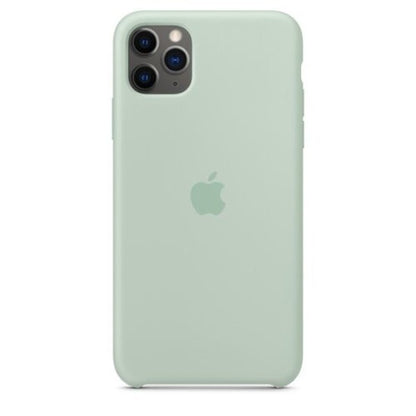 Apple iPhone 11 Pro Max Silikon Case, beryll – Frontansicht