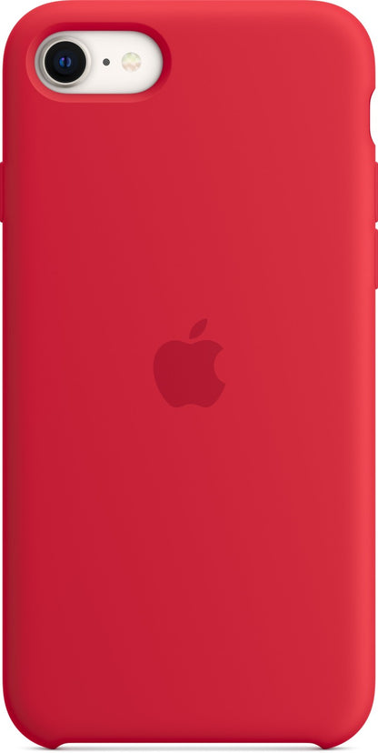 Apple iPhone 7/8/SE2020/SE2022 Silikon Case rot – Frontansicht