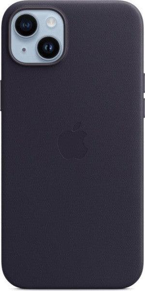 Apple iPhone 14 Plus Leder Case mit MagSafe tinte – Frontansicht