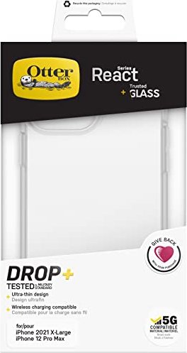 Otterbox React Cover + Trusted Glass für Apple iPhone 13 Pro Max transparent