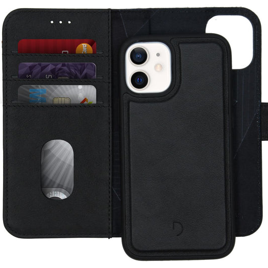 Decoded Leder 2-in-1 WalletCase für Apple iPhone 12 Mini schwarz