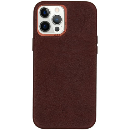 Decoded Leder Back Cover iPhone 12 Pro Max braun