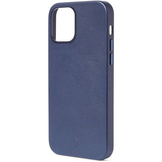 Decoded Magsafe Leder Back Cover iPhone 12 / 12 Pro navy