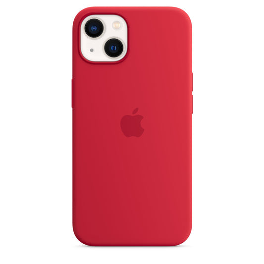 Apple Silikon Case mit MagSafe für iPhone 13 (PRODUCT)RED MM2C3ZM/A