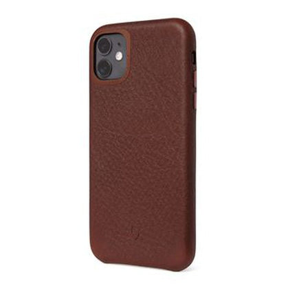 Decoded Leder Back Cover iPhone 11 braun