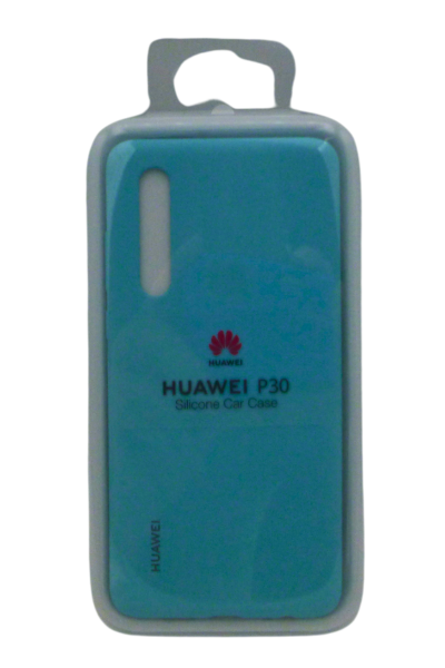 Huawei Silicone Car Case für P30 hellblau