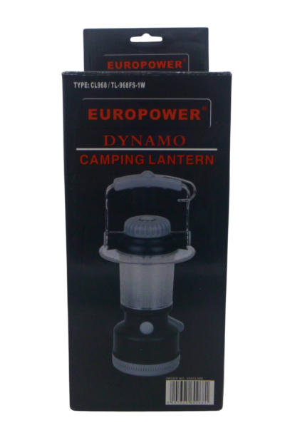 Europower - Camping Laterne mit Dynamo