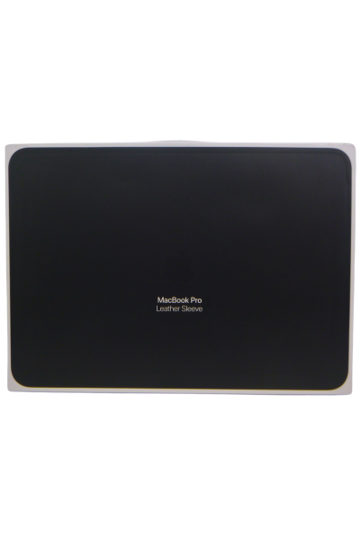 Apple MacBook Pro 15" Lederhülle MTEJ2ZM/A, schwarz – Frontansicht