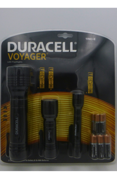 Duracell 3er-Pack Taschenlampen inkl. Batterien