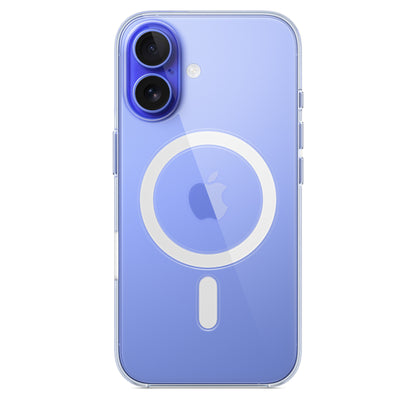 Apple iPhone 16 Clear Case mit MagSafe transparent – Frontansicht