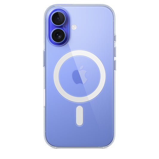 Apple iPhone 16 Clear Case mit MagSafe transparent – Frontansicht