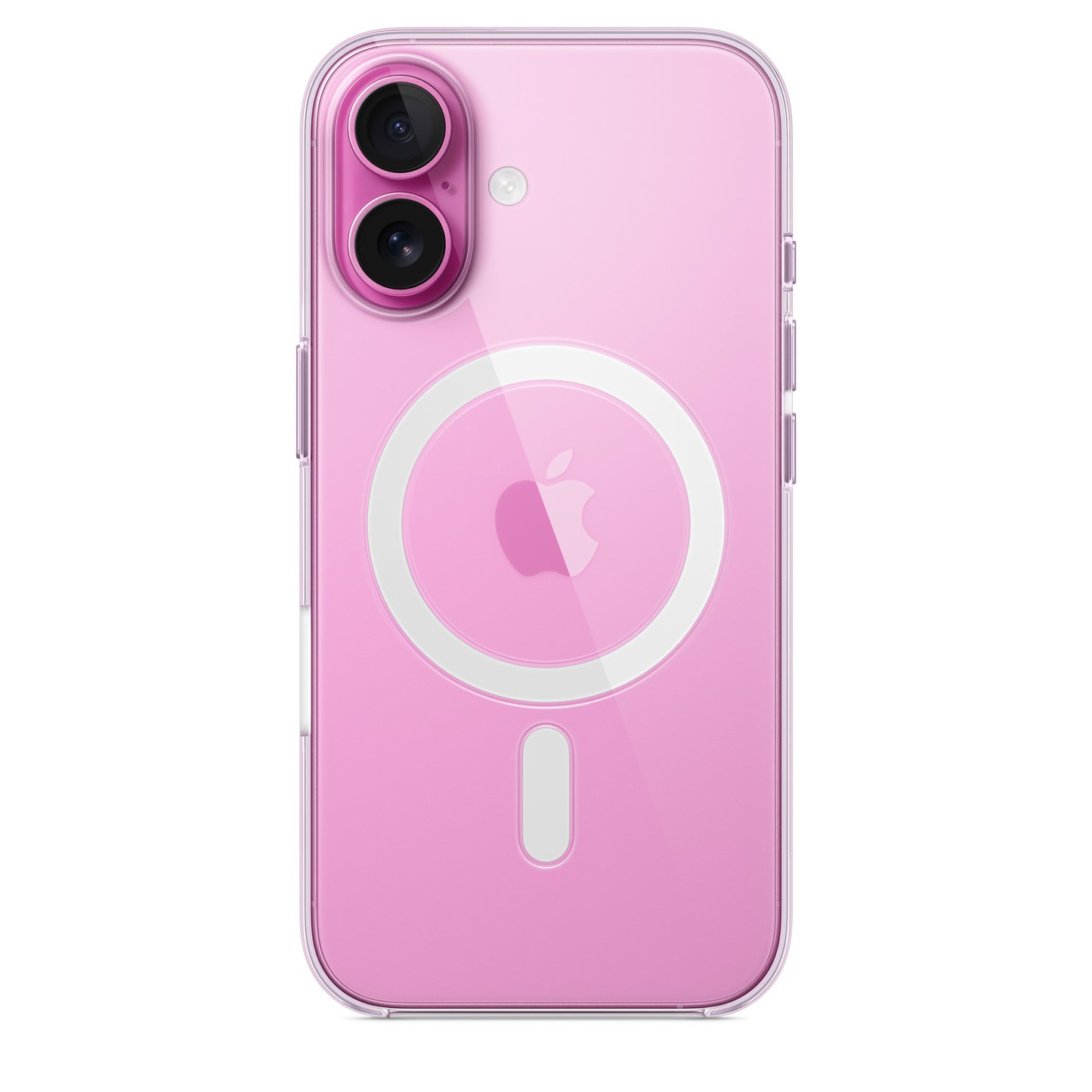 Apple iPhone 16 Clear Case mit MagSafe transparent – Rückseite
