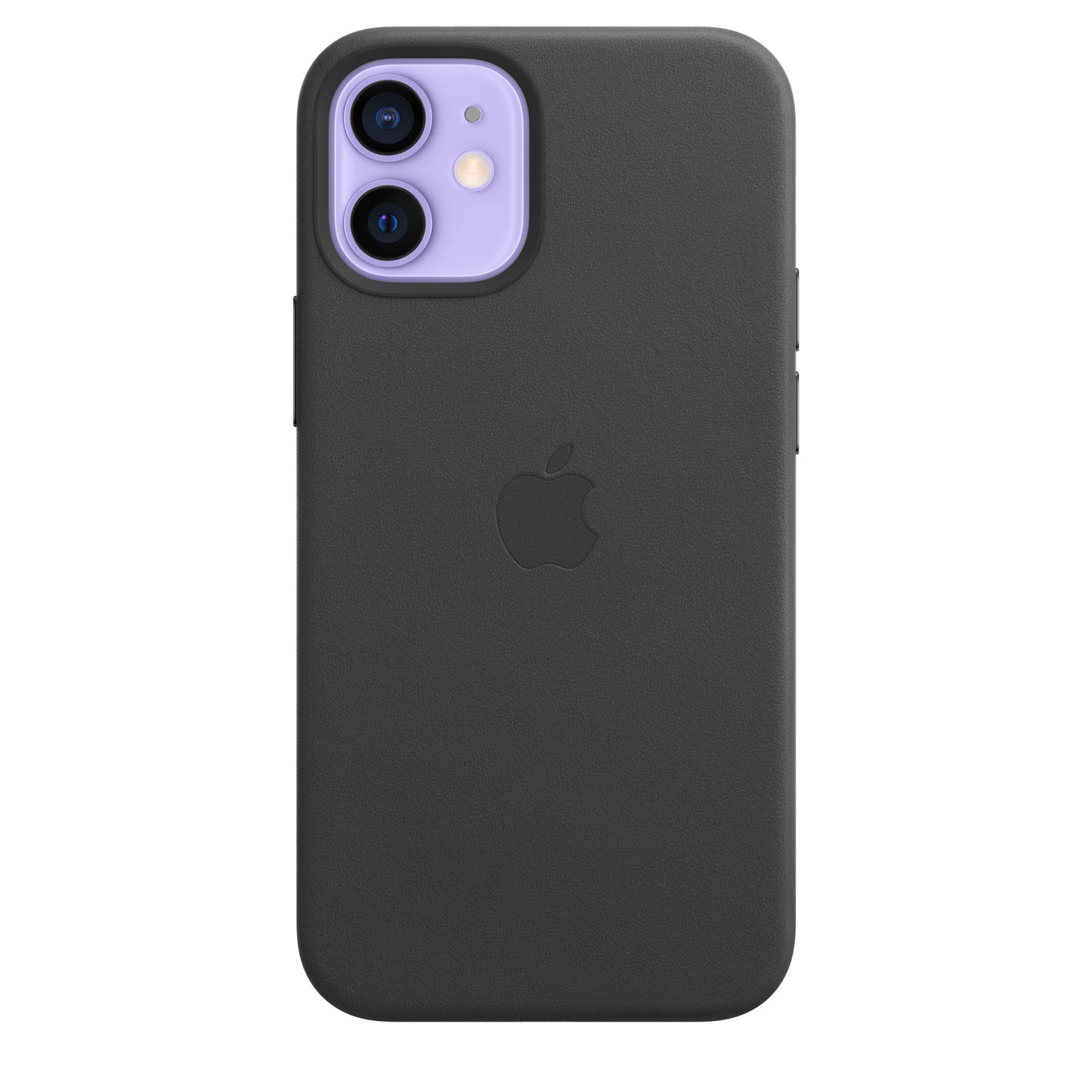 Apple iPhone 12 mini Leder Case mit MagSafe schwarz – Detail