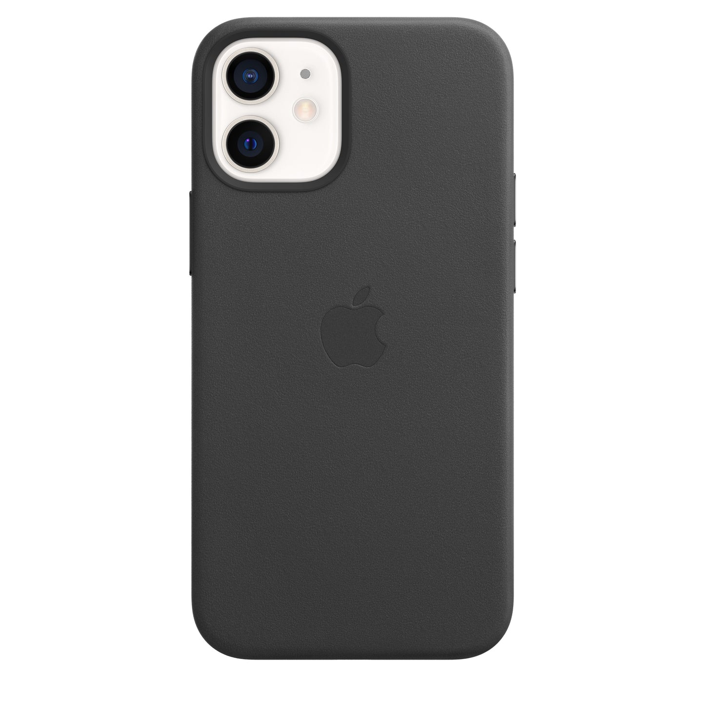 Apple iPhone 12 mini Leder Case mit MagSafe schwarz – Seitenansicht