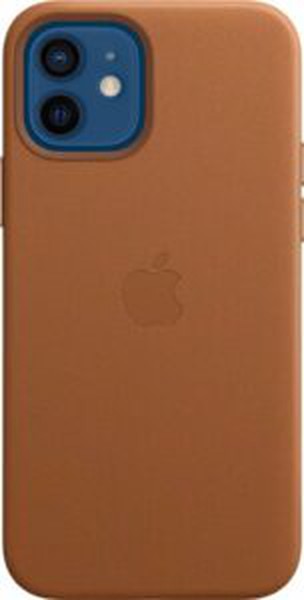 Apple Leder Case mit MagSafe für iPhone 12/12 Pro sattelbraun