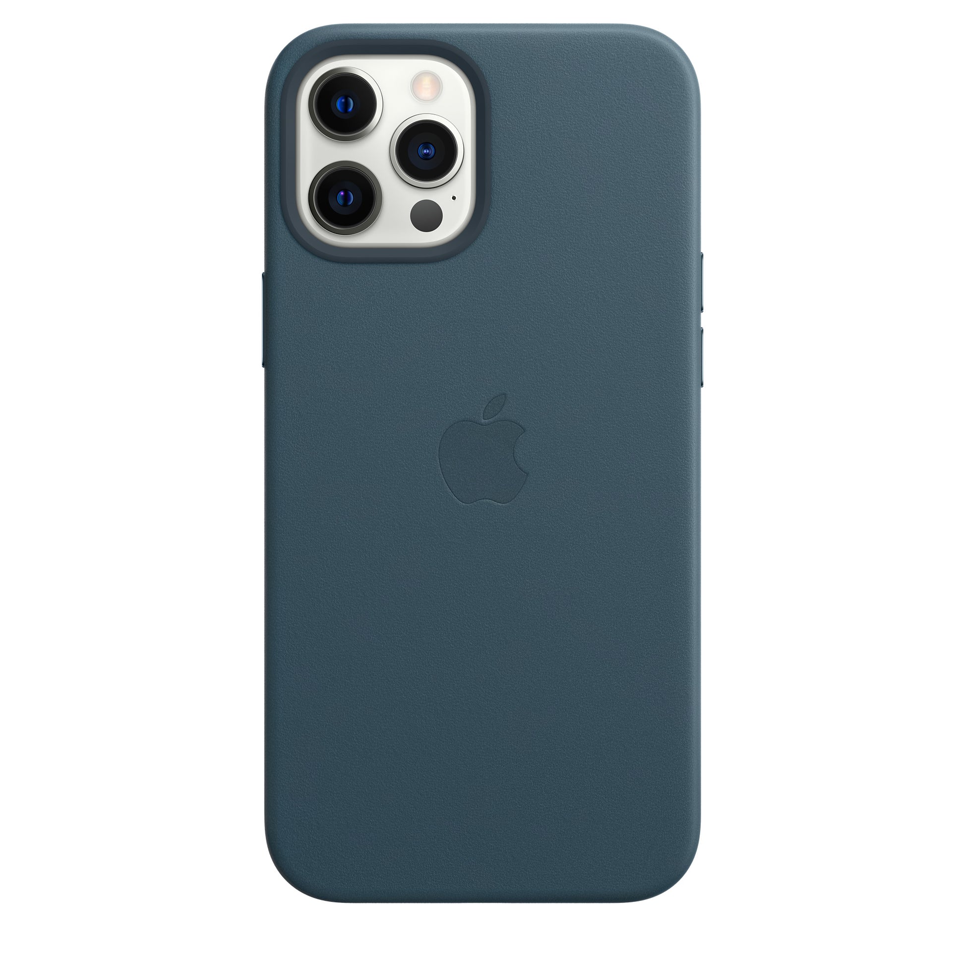 Apple iPhone 12 Pro Max Leder Case mit MagSafe baltisch blau – Anwendung