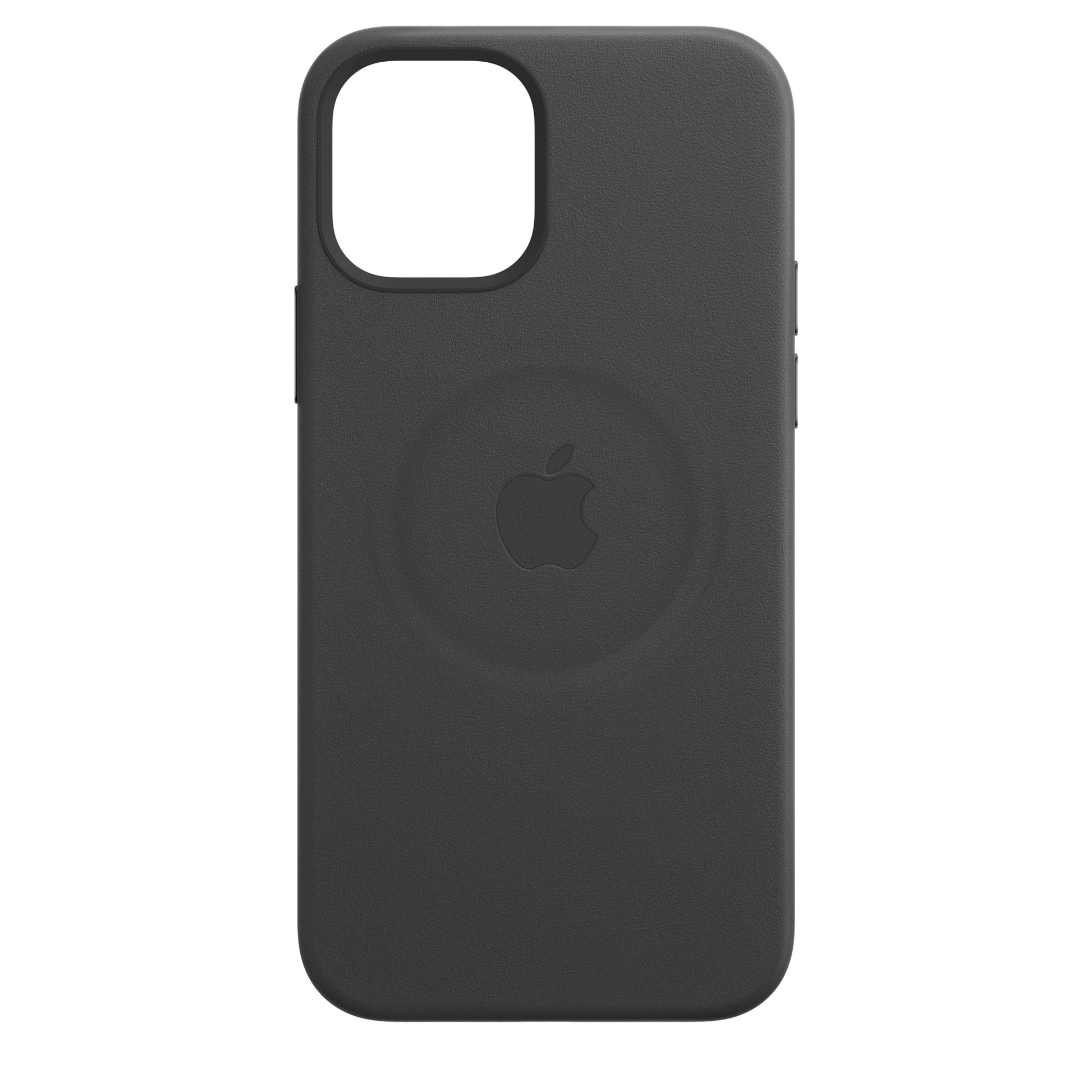 Apple iPhone 12 Pro Max Leder Case mit MagSafe schwarz – Seitenansicht