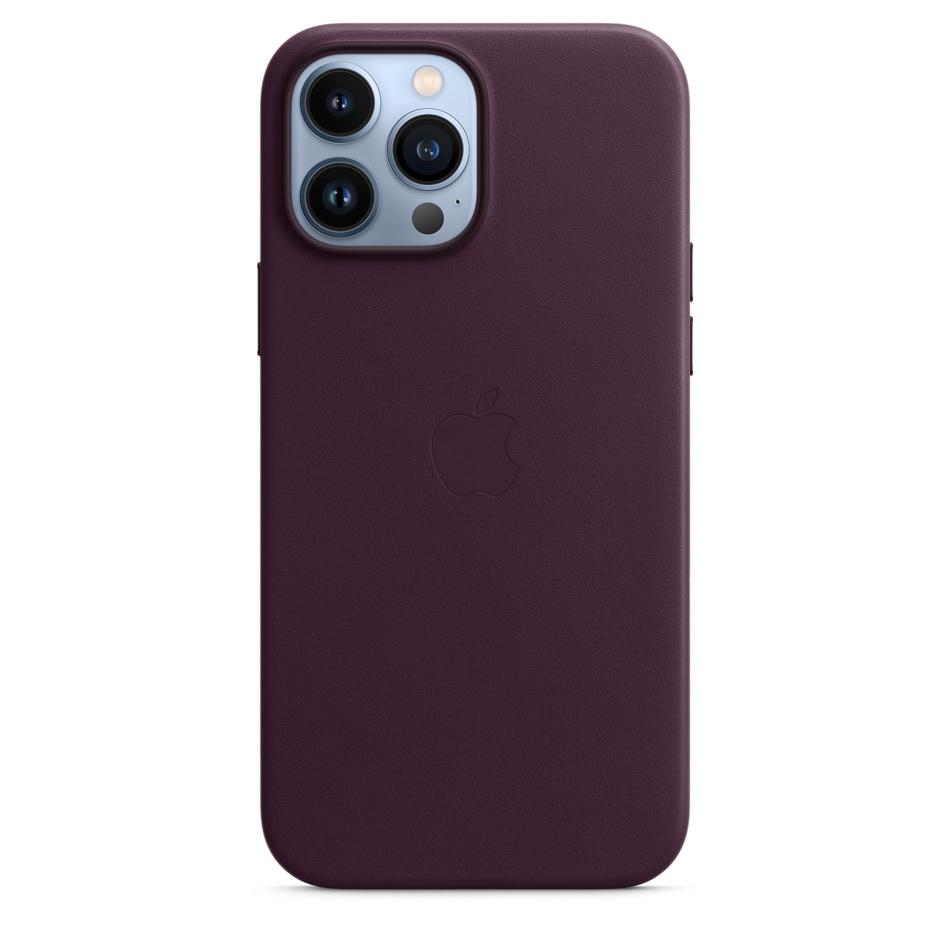 Apple iPhone 13 Pro Max Leder Case mit MagSafe dunkelkirsch – Anwendung