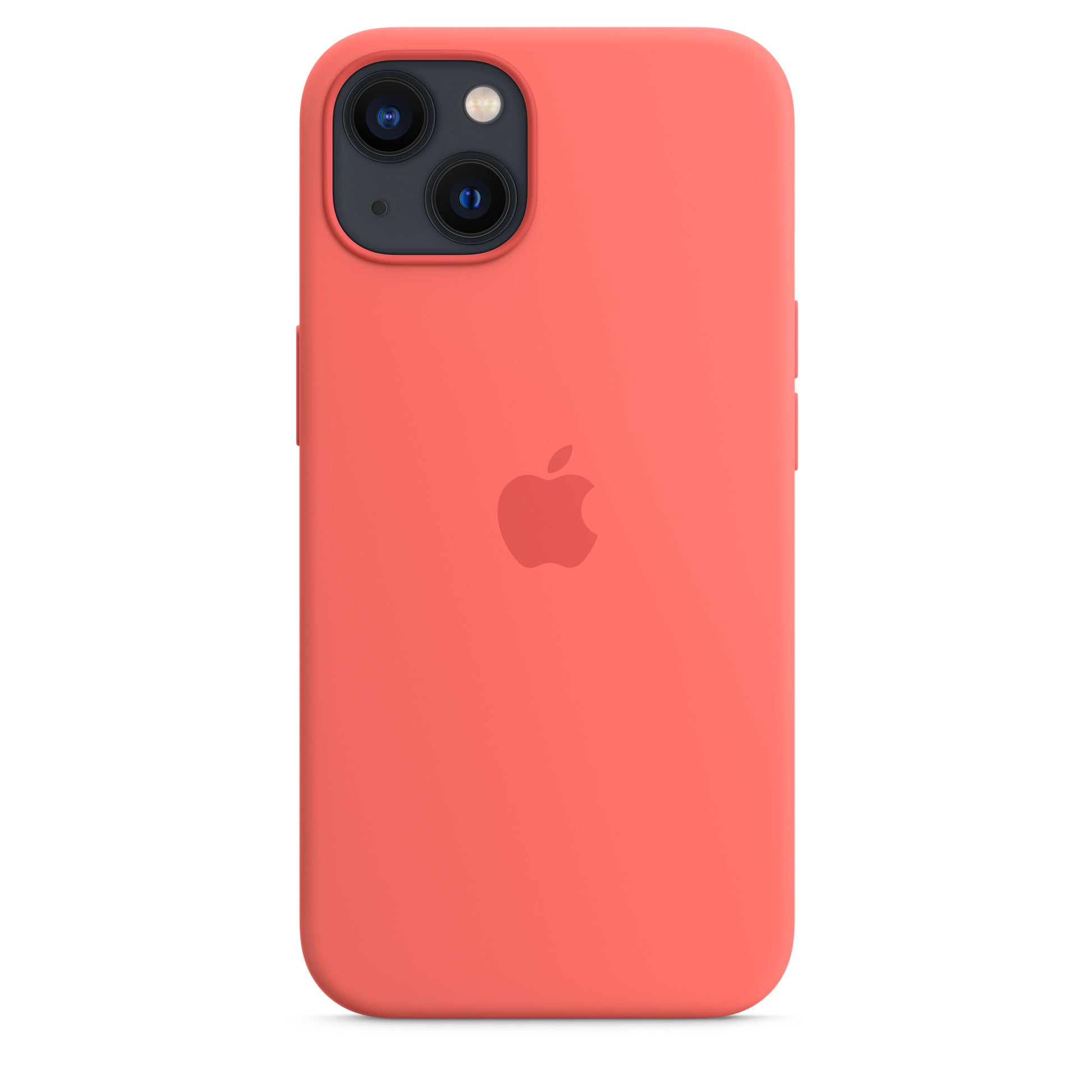 Apple iPhone 13 Silikon Case mit MagSafe pink pomelo – Detail