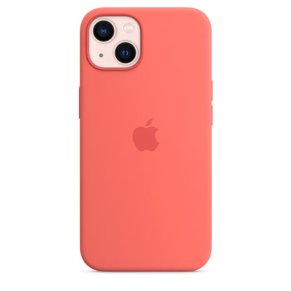Apple iPhone 13 Silikon Case mit MagSafe pink pomelo – Anwendung