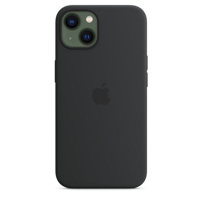 Apple iPhone 13 Silikon Case mit MagSafe mitternacht – Anwendung