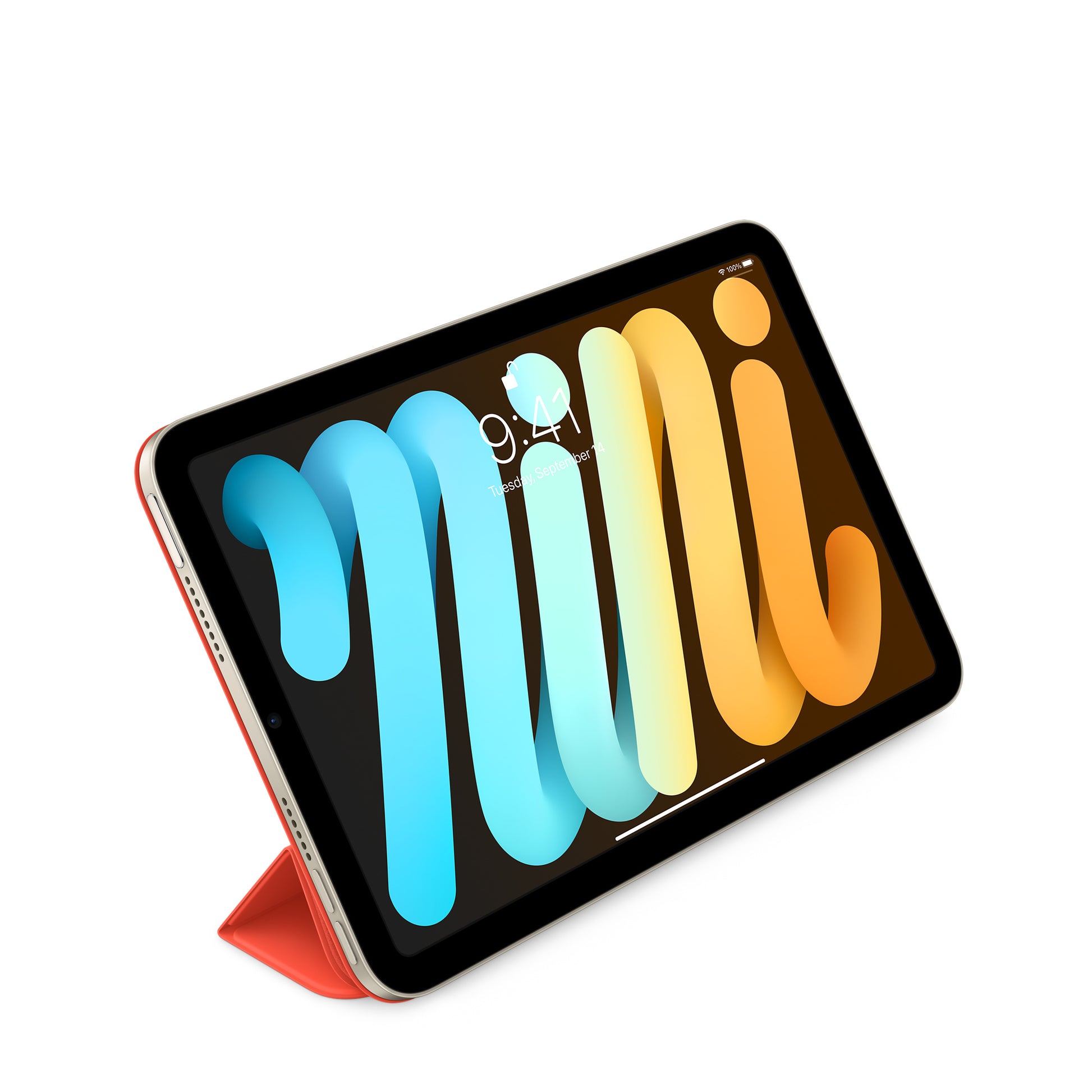 Apple iPad Mini Smart Folio Cover Electric Orange – Detail