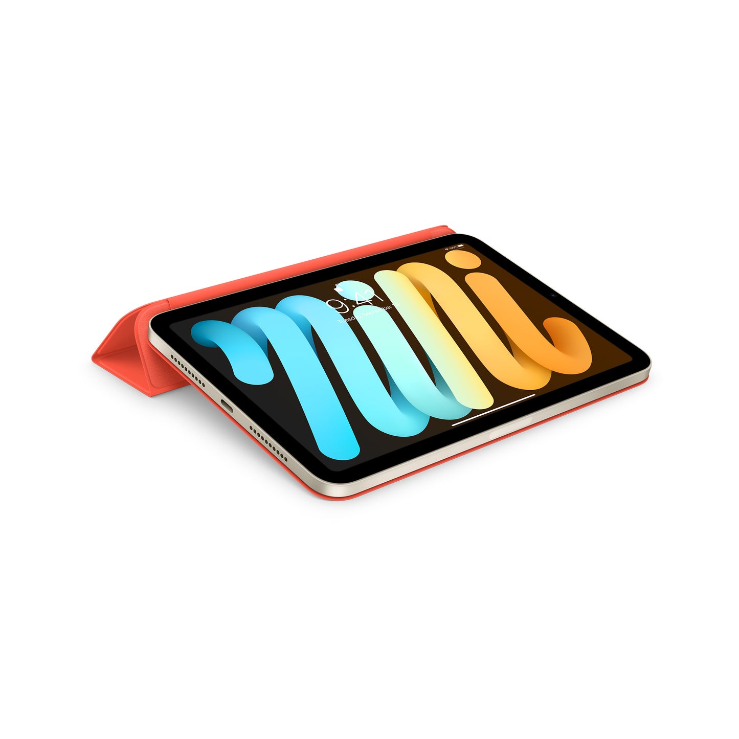 Apple iPad Mini Smart Folio Cover Electric Orange – Rückseite