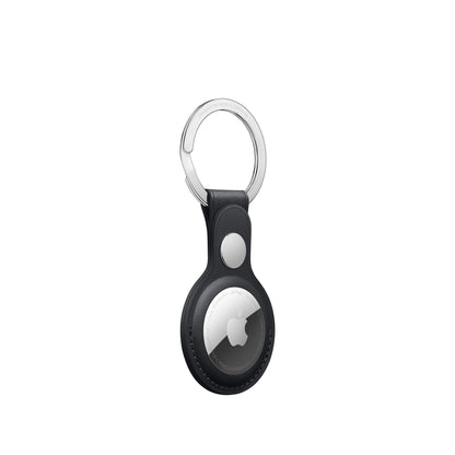 Apple AirTag Leather Key Ring Midnight – Detail