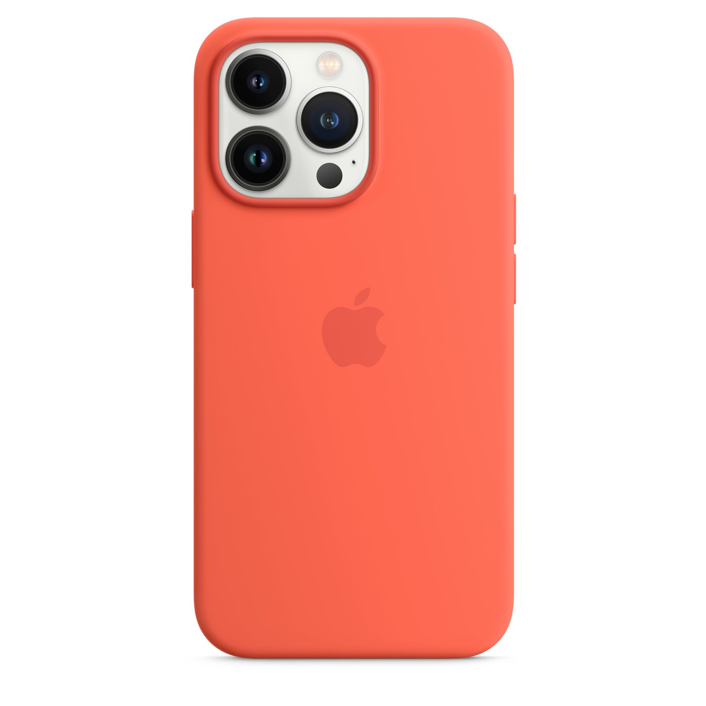 Apple Silikon Case mit MagSafe für iPhone 13 Pro Nektarine – Detail
