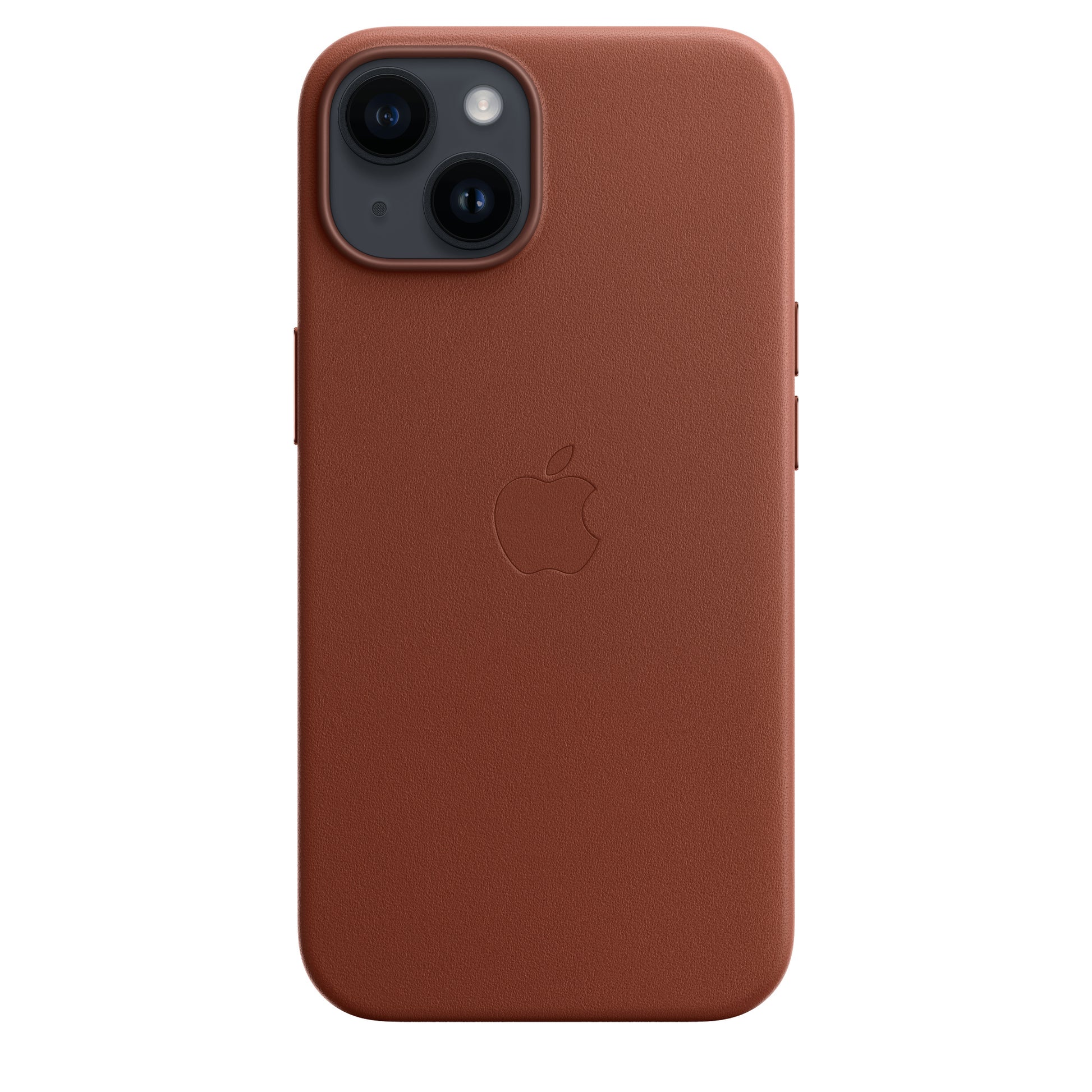 Apple iPhone 14 Leder Case mit MagSafe umber – Rückseite