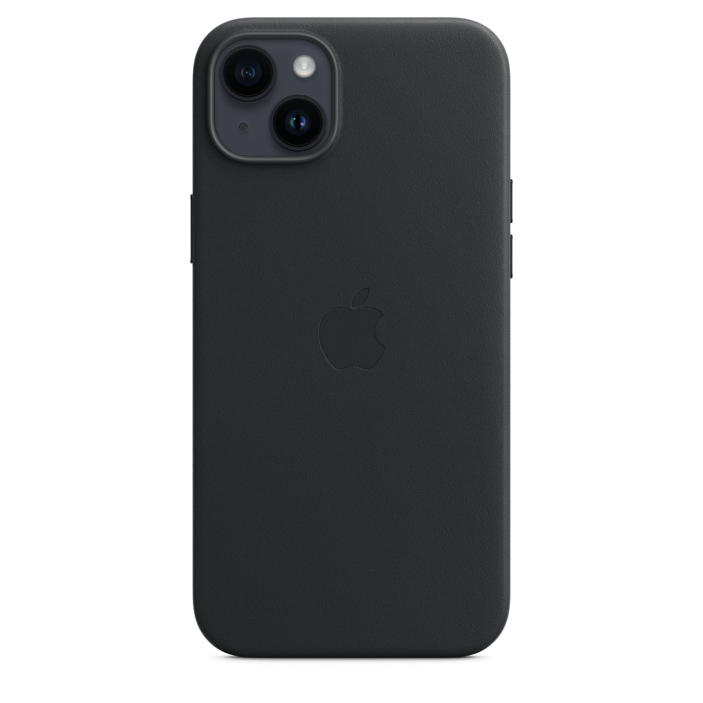 Apple iPhone 14 Plus Leder Case mit MagSafe mitternacht – Detail