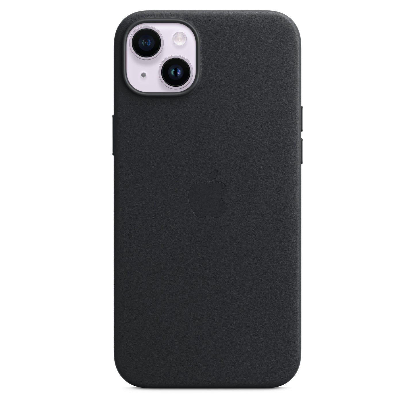 Apple iPhone 14 Plus Leder Case mit MagSafe mitternacht – Rückseite