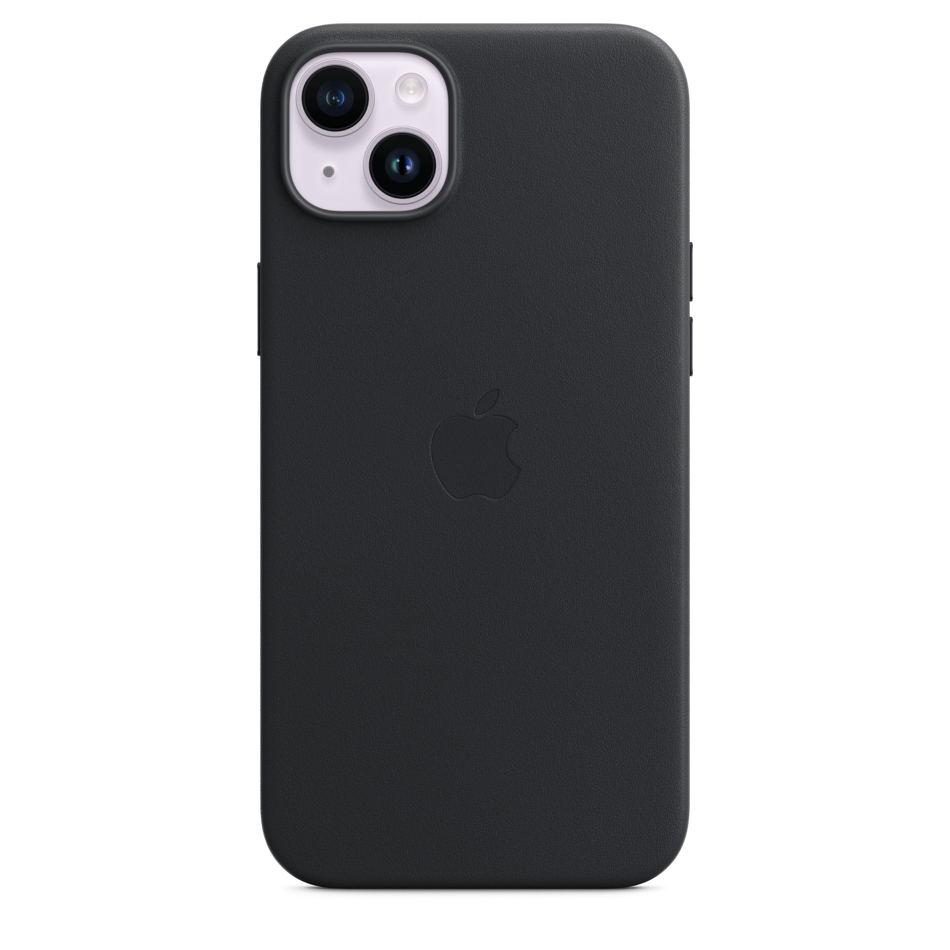 Apple iPhone 14 Plus Leder Case mit MagSafe mitternacht – Rückseite
