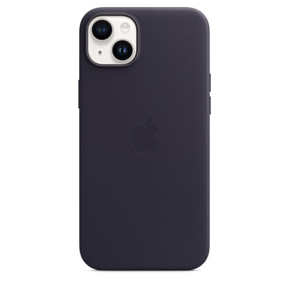 Apple iPhone 14 Plus Leder Case mit MagSafe tinte – Seitenansicht