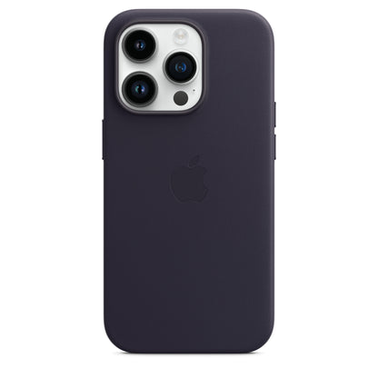Apple Leder Case mit MagSafe für iPhone 14 Pro tinte – Rückseite