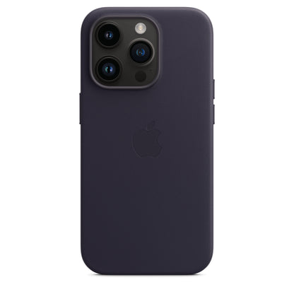 Apple Leder Case mit MagSafe für iPhone 14 Pro tinte – Anwendung