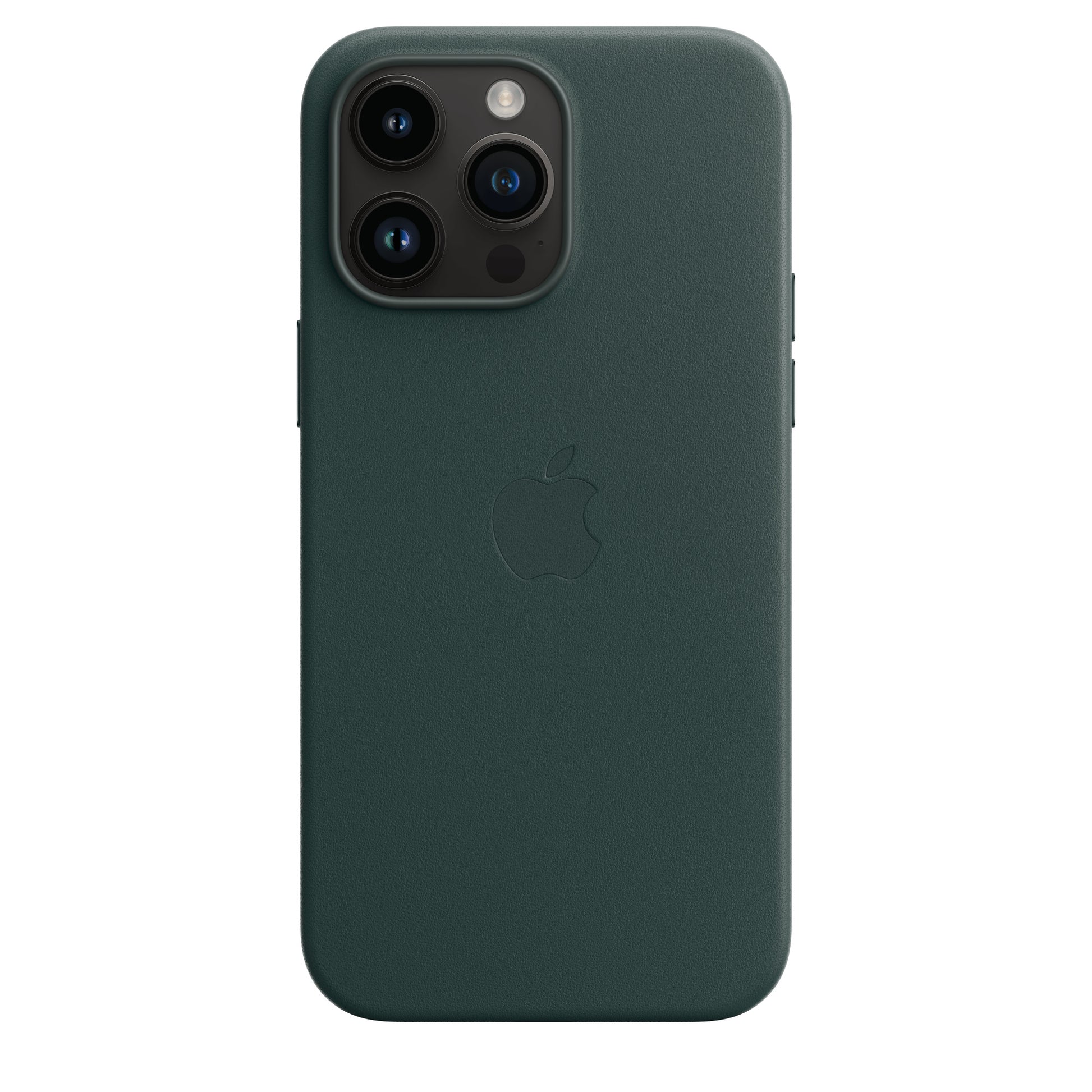 Apple iPhone 14 Pro Max Leder Case mit MagSafe waldgrün – Anwendung