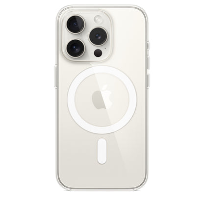Apple iPhone 15 Pro Clear Case mit MagSafe transparent – Rückseite