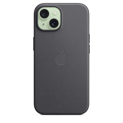 Apple iPhone 15 Feingewebe Case mit MagSafe schwarz – Anwendung