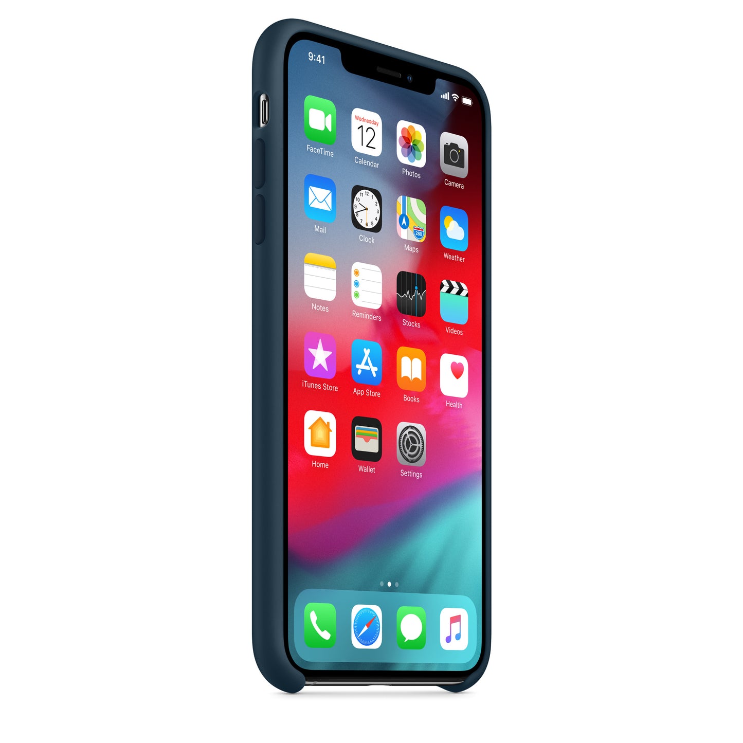 Apple iPhone XS Max Silikon Case pazifikgrün – Detail